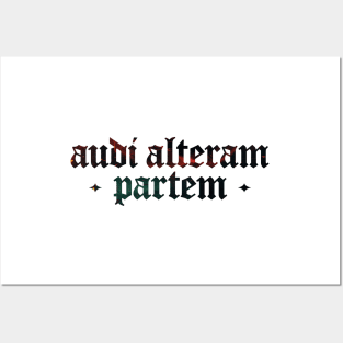 Audi Alteram Partem - Hear the Other Side Posters and Art